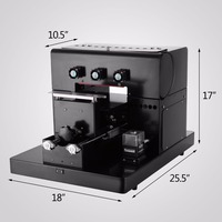 A3 A4 Mesin Cetak Uv 3d Akrilik Printer Led Pipih Digital Mini