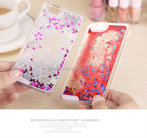 Glitter Stars Động Lỏng Quicksand Hard <span class=keywords><strong>Case</strong></span> Bìa Cho <span class=keywords><strong>iPhone</strong></span> 7 <span class=keywords><strong>iPhone</strong></span> 6 6 S Cover Quay Lại Transparent Rõ Ràng Điện Thoại trường hợp - Product Image 4
