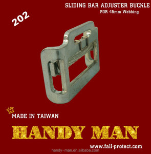 Régulateur de barre coulissante en acier avec boucle ronde zinguée - Product Image 5