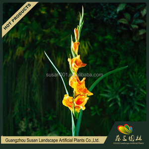 Meilleur qualité PU real touch <span class=keywords><strong>glaïeul</strong></span> fleur faible coût faux artificielle fleurs décoration - Product Image 1
