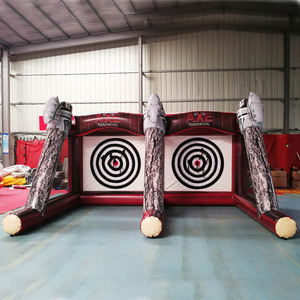 Mới Nhất Inflatable Bay Axe Ném Trò Chơi Tương Tác/<span class=keywords><strong>Giant</strong></span> 3D Inflatable Ném Axe Carnival Trò Chơi Để Bán - Product Image 3