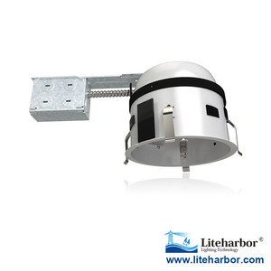 Carcasa empotrada Downlight Canlights Iluminación 6 pulgadas <span class=keywords><strong>IC</strong></span> Remodelación hermética LED Aluminio Empotrada Lata - Product Image 4