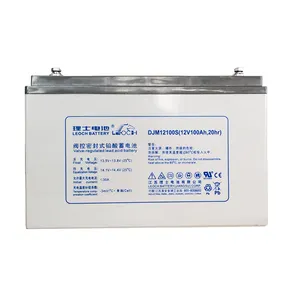 LEOCH 12V 100Ah עופרת חומצה UPS AGM GEL VRLA UPS עופרת חומצת סוללה DJM12100 12V ג 'ל סוללה Leoch סוללה