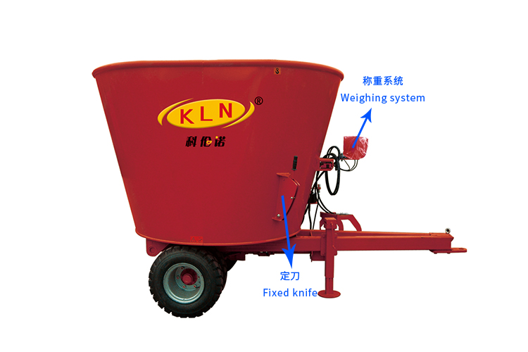 Animal livestock feed paddle mixer cattle fodder mixing machine TMR