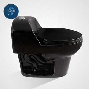 Chất Lượng Cao Màu Sắc Nhà Vệ Sinh Bát Siphon Xả S-Trap Màu Đen Một Mảnh Nhà Vệ Sinh - Product Image 6