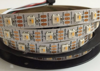Bande LED à pixels RGBW étanche WTP de haute qualité DC5V 144 LED/m Sk6812 Connectivité USB/Type-C Corps en cuivre IP67 Température de couleur double