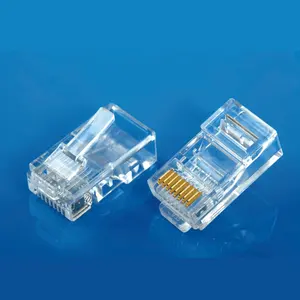 커넥터 큰 이미지보기 공유 XL-306 품질 공급 업체 OEM 1236Pin cat5 RJ45 8p8c 플러그 cat5e CCTV 및 BNC 용