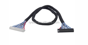 IPEX 40pin 0.5mm paso 6bit $ number canales para 15.6 pulgadas 19 pulgadas lcd cable lvds personalizados - Product Image 1