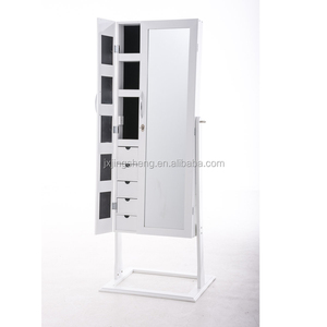 Floor Standing Jewelry Storage <strong>Cabinet</strong>, <strong>Jewellery</strong> <strong>Cabinet</strong> with Dressing <strong>Mirror</strong> - Product Image 4