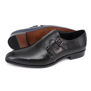 Zapatos De vestir informales con correa De monje para hombre, calzado masculino De cuero genuino hecho a mano, De gran tamaño, venta al por mayor
