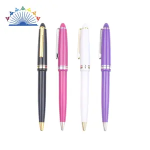 Customise Promos Cheap Click Plastic Ballpoint boligrafos Pen With Logo
