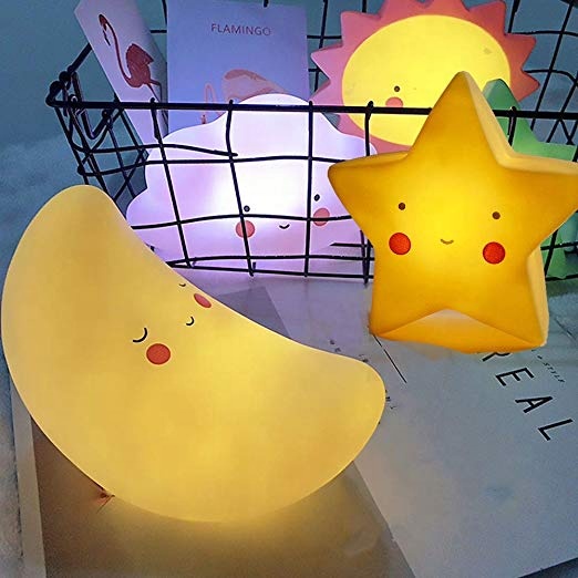 Мини-Звезда Led на батарейках детский ночник для детей