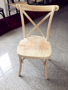 Cross Back <strong>Stacking</strong> <strong>Dining</strong> <strong>Chairs</strong> - Product Image 5