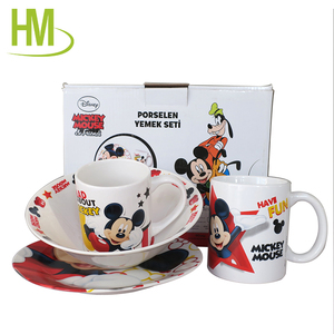 Venta caliente porcelana fina cena de <span class=keywords><strong>gres</strong></span> conjunto para los niños - Product Image 4