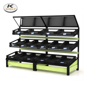 Thiết Kế Thanh Lịch Công Suất Lớn Siêu Thị Trái Cây Và Rau Hiển Thị Giá - Product Image 1