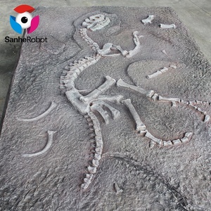 Arte jurassique à graver, squelette d'évier marocain dinosaure avec pierre de fossile compétition, prix d'usine - Product Image 2