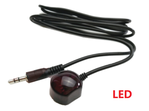 Besxon kabel penerima Remote Control TV inframerah, kabel penerima kendali jarak jauh dengan LED, colokan 1.5M 3.5mm - Product Image 2