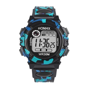 <span class=keywords><strong>Reloj</strong></span> Deportivo Electrónico Multifunción de Camuflaje <span class=keywords><strong>HONHX</strong></span> para Niños y Niñas - Product Image 3