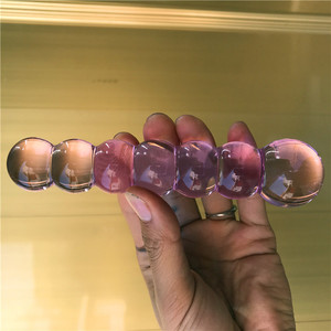 Glas Sexspielzeug 7 Bälle Penis <span class=keywords><strong>Dildo</strong></span> für Frauen Sexspielzeug Stein Penis Sexspielzeug - Product Image 2