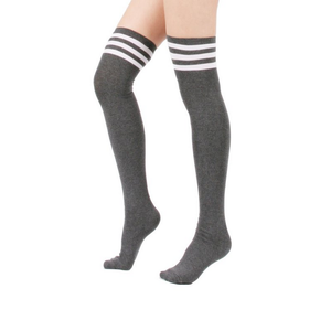 Women's Custom Compression <strong>Knee</strong> <strong>High</strong> <strong>Socks</strong> Solid Color Knitted Weaving Wholesale Support - Product Image 1