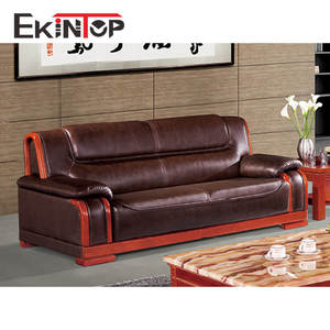 Ekintop Vintage Industriële Lederen <span class=keywords><strong>Louis</strong></span> 3 Zits Houten Italiaanse Klassieke Koninklijke Stijl Blauw Event Sofa Voor Bruiloft - Product Image 1