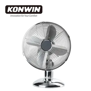KONWIN10インチメタルブレード電動ファンOEM家庭用デスクテーブルポータブルファン3スピードMDF-10A
