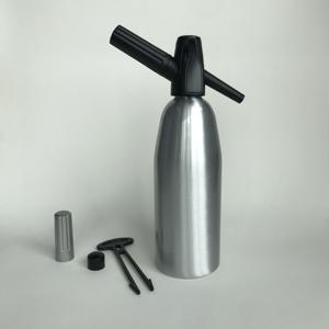 Objets culinaires impeccables en argent (ICO) Siphon à soda <span class=keywords><strong>professionnel</strong></span> en métal pour faire de l'eau pétillante, des jus, des boissons et des cocktails - Product Image 3