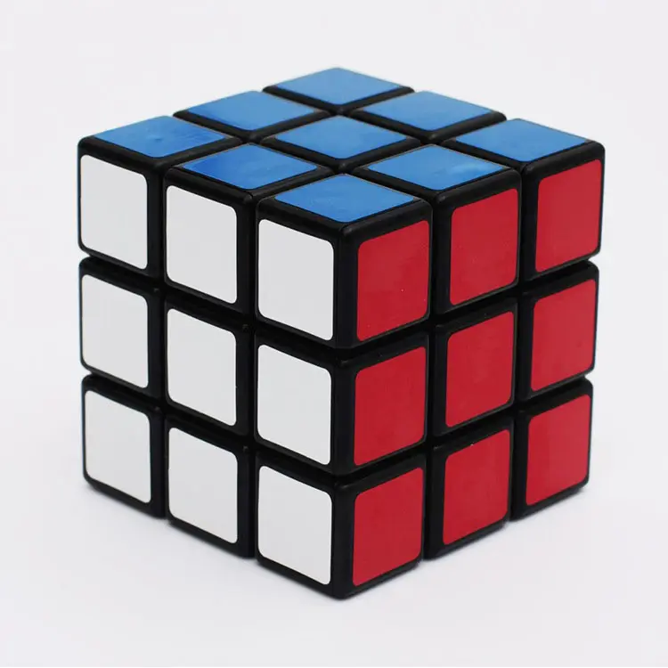 Fai da te forma colorata smistamento fidget puzzle 5.7cm trucco rivela 3 strati 3x3 velocità cubi magici