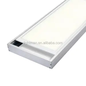 600x600 60x60 LED asma tavan ışık panelleri 30x60 beyaz çerçeve kiti