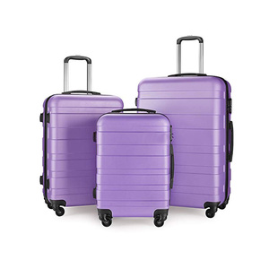Ensemble de bagages à roulettes ABS 3 pièces, <span class=keywords><strong>valise</strong></span> rigide à roulettes, bagage à main - Product Image 3