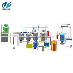 Russian sunflower oil refinery plant and dewaxing plant cooking crude oil refining machine