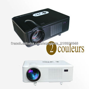 Projecteur 720p natif haut-parleurs de TV supporte <span class=keywords><strong>les</strong></span> films en 3D projection arrière pour grand écran jusqu'à 260 pouces - Product Image 1