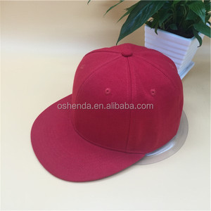 Acepte la Aduana 6 Panel Cap buena calidad hip hop flat bill tapas baratos del snapback ala plana tapas - Product Image 1