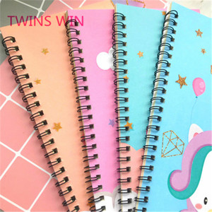 Nouveau Design Creative School Cartoon Diary Unicorn Spiral Notebook <span class=keywords><strong>1661</strong></span> - Product Image 4