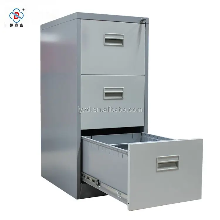 Luoyang professional office furniture manufacturer custom 3 drawer metal vertical filing cabinet