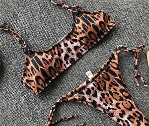 Cikini Bikini Đi Biển Cho Nữ Đồ Bơi In Da Báo Gợi Cảm Đồ Tắm Bán Sỉ - Product Image 6