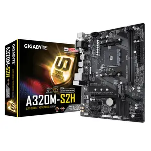 卸売 ギガバイトa320m s2hマザーボード-GIGABYTE AMD GA-A320M-S2H 32GB DDR4AM4ソケットマイクロATXゲーミングマザーボード