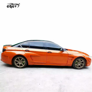 Kit de cuerpo ancho de plástico estilo <span class=keywords><strong>HM</strong></span> para BMW serie 5, F10, F18, parachoques delantero, faldas laterales y alerón - Product Image 3