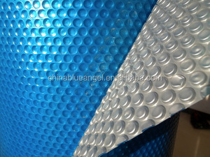 Couverture de piscine bleue argentée de haute qualité, couverture solaire automatique pour piscine en mousse à bulles - Product Image 5