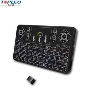 Construcción 2.4 GHz arco iris de colores de luz de fondo led android teclado usb conveniente para ver <span class=keywords><strong>la</strong></span> TELEVISIÓN en <span class=keywords><strong>la</strong></span> noche - Product Image 1