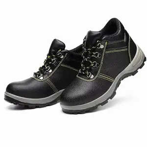 Waterproof safety shoes High ankle with steel toe cap Industrial work safety shoes in Guangzhou