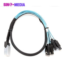Cable de Alimentación SATA de Cobre de 18 Pines a 6 Pines Hembra con Carga y Transferencia de Datos, 15 cm de Longitud, Aislamiento de PVC, para Impresora