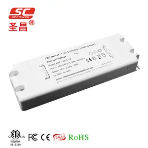 Transformador de voltaje constante de atenuación ul, 12v, controlador LED Triac