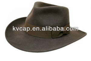 de color marrón de indiana jones estilo tapa trilby sombrero fedora por parte de china 19 tapa de año oem - Product Image 1