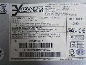 Alimentatore 3Y YM-4461A 9275ECPSU-0010 460W, ben testato e funzionante - Product Image 2