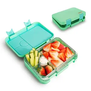 Boîte à lunch en plastique pour enfants, contenant alimentaire personnalisé mignon pour l'école boîte à bento