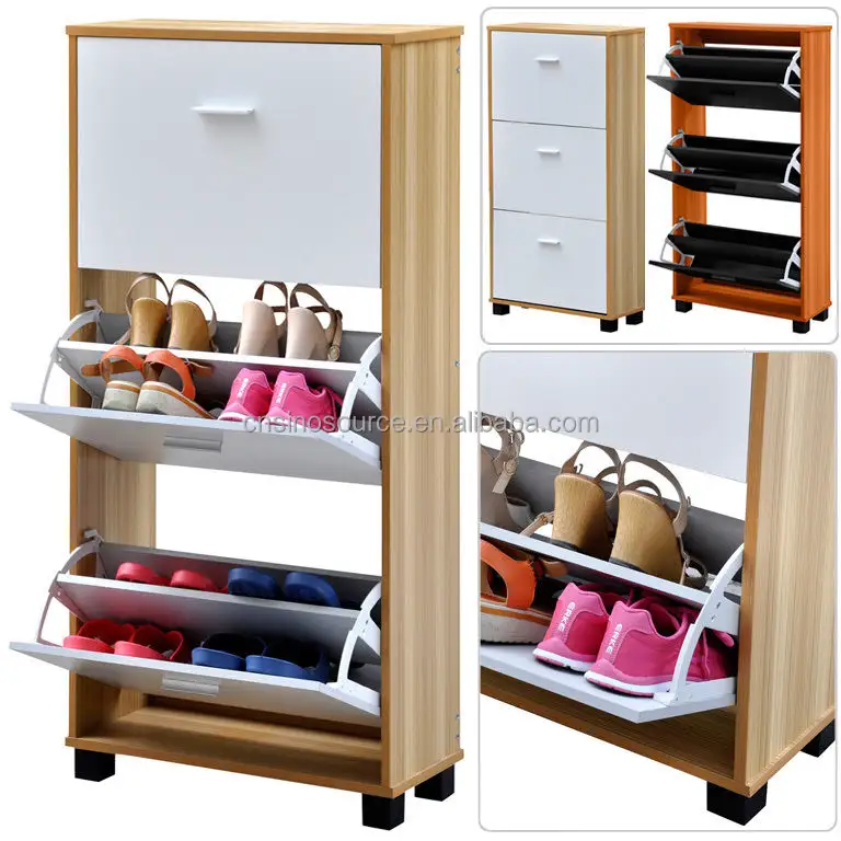 Bán Hot 2019 Phổ Biến OEM Phong Cách MDF Giày Tủ, Kệ Giày, Kệ Giày