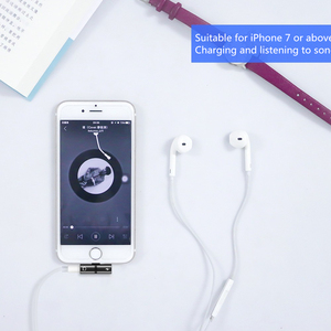 2019 Nouveau 2-en-1 Mini 8 Broches <span class=keywords><strong>Casque</strong></span> Audio et Chargeur <span class=keywords><strong>Adaptateur</strong></span> Répartiteur pour <span class=keywords><strong>iPhone</strong></span> - Product Image 4