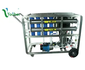 Youber tay đẩy di chuyển RO hệ thống 500l/h 750L/h 1000L/h thẩm thấu ngược khử Muối thực vật