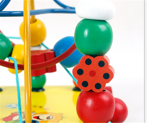 FQ marca al por mayor juguetes educativos coloridos cuentas de madera Ábaco para niños - Product Image 3